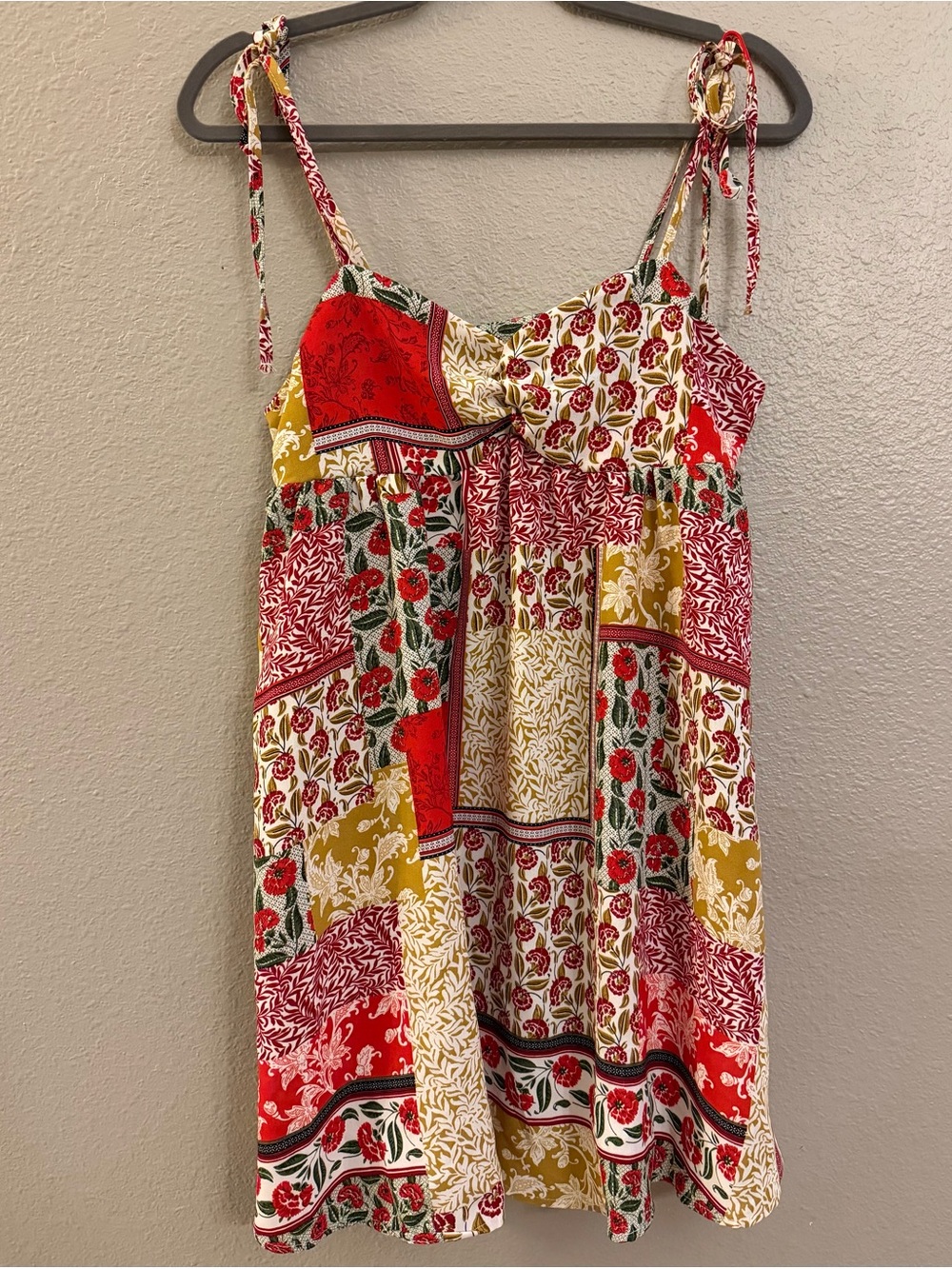 Amazon Paisley Patchwork Scarf Dress